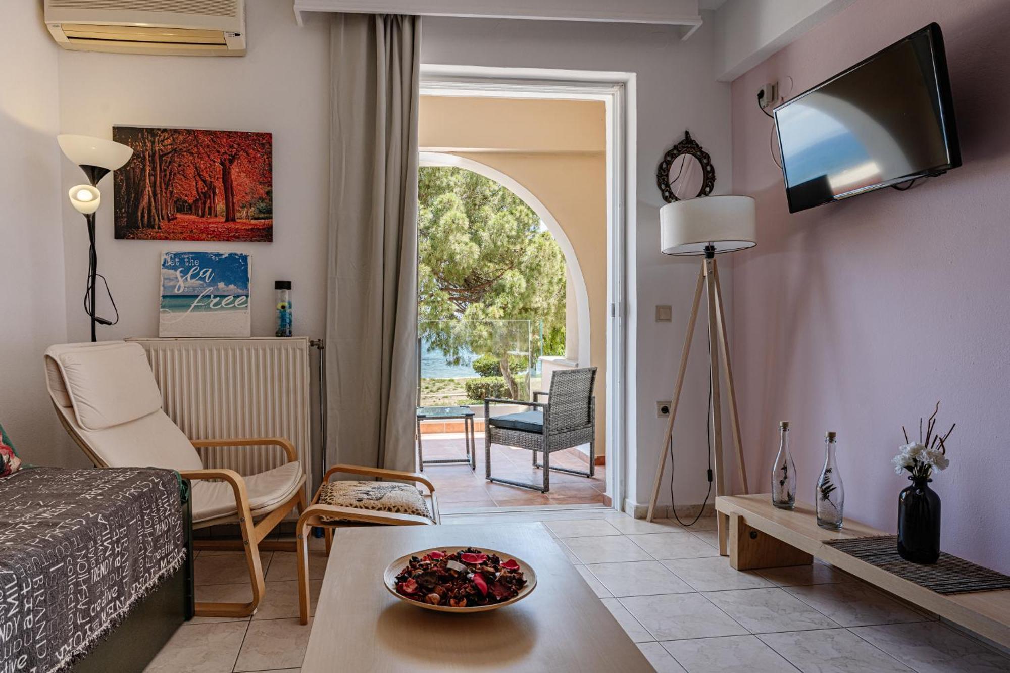 Seafront Spirit Apartments Zakynthos Town Quarto foto
